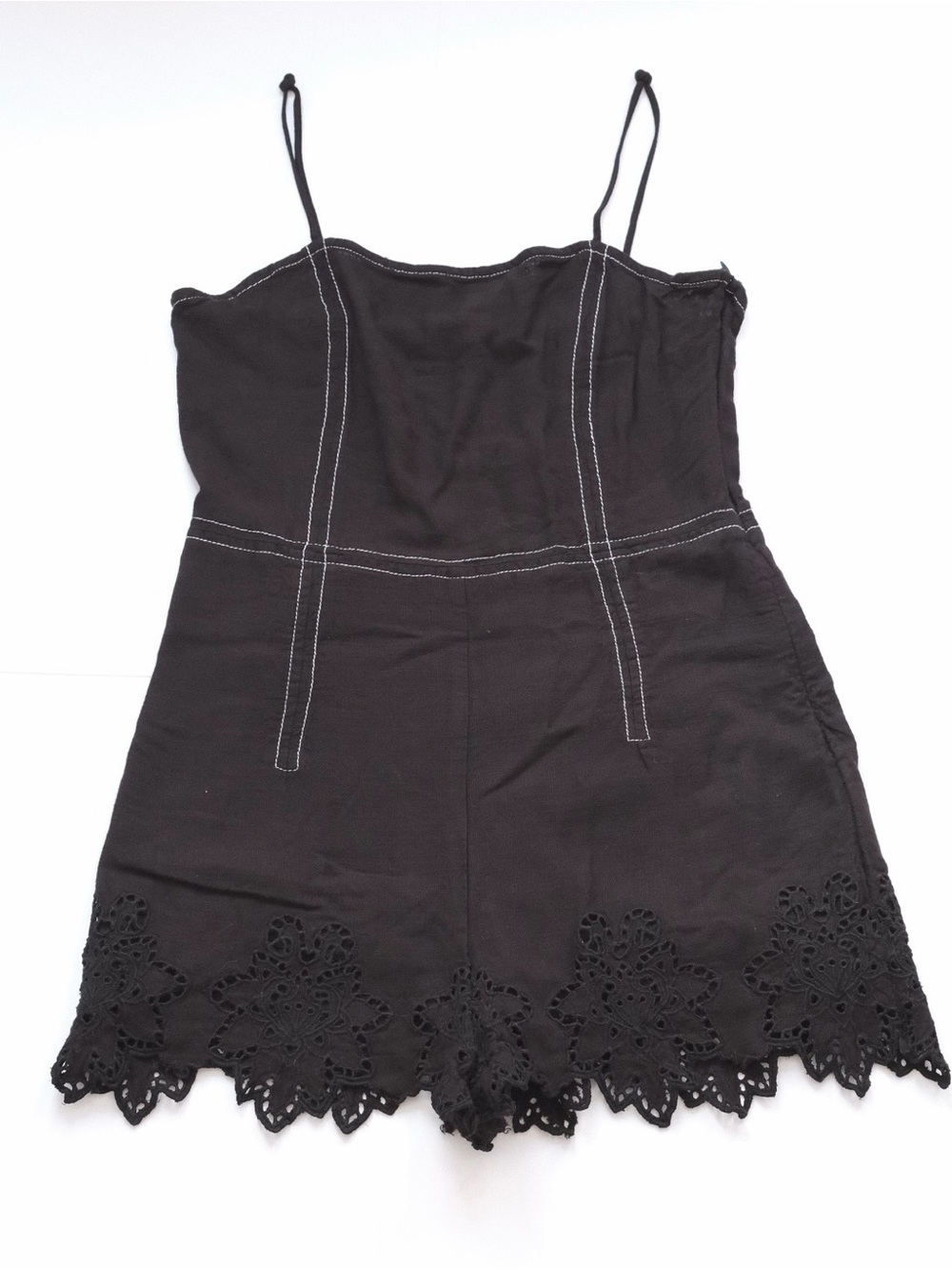 Zara Black Sleeveless Romper - Size Medium